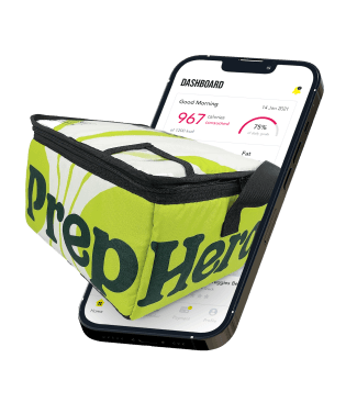 Control your meal plan in seconds through our app